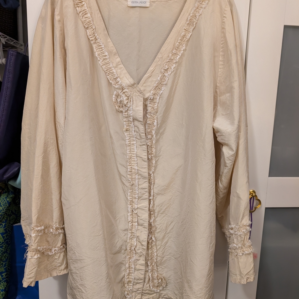Krista Larson Beige Blouse